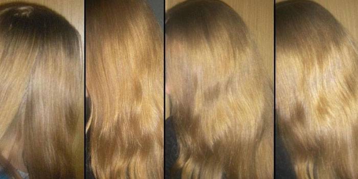 Осветление волос ромашкой