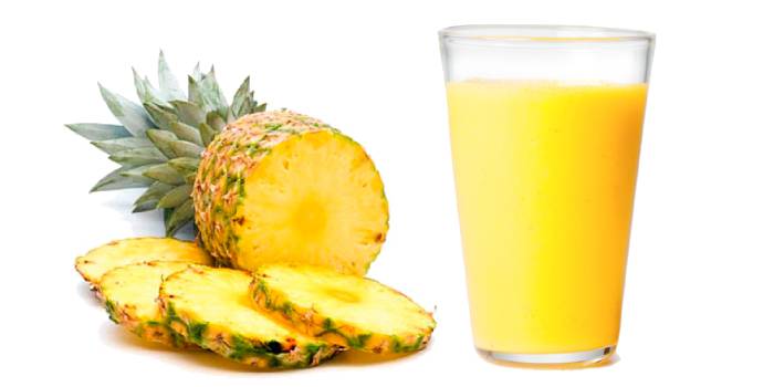 Ананас и ананасовый сок
