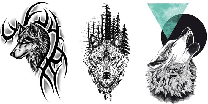 Рисунки с волками
