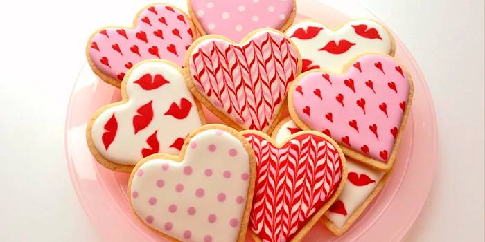 Печенье на день Валентина