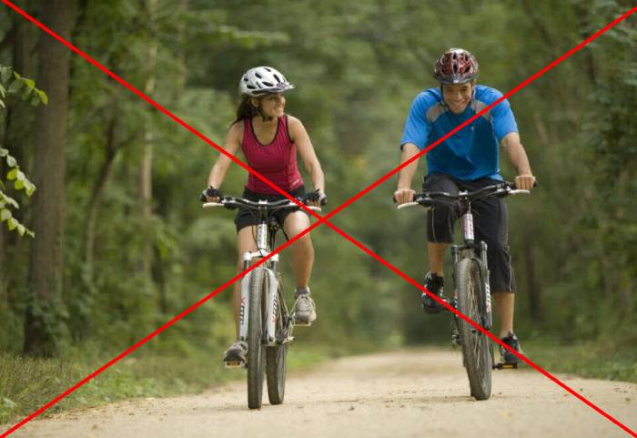 Езда на велосипеде противопоказана при геморрое
