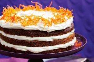 Рецепт влажного морковного торта