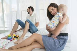 7 проблем в браке после рождения ребенка и как их решить