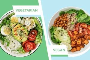 Разница между веганской и вегетарианской диетой