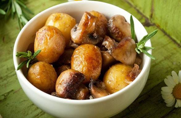 Картошка с грибами