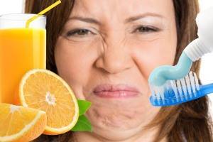 Почему апельсиновый сок неприятен на вкус после того, как вы почистили зубы