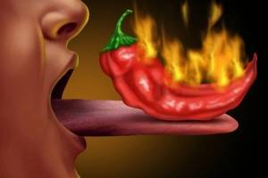 Как охладить рот после острой пищи
