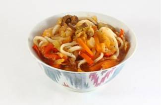 Лагман из курицы