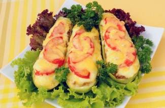 Кабачки с сыром в духовке