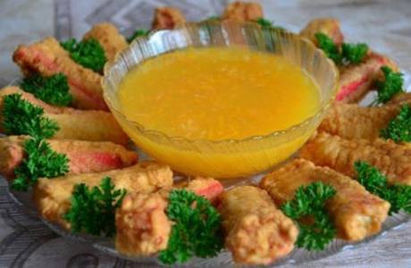 Крабовые палочки в кляре