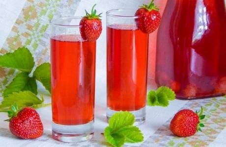 Компот из клубники на зиму без стерилизации
