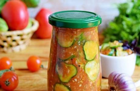 Салат из огурцов по-грузински на зиму