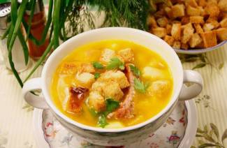 Гороховый суп с курицей