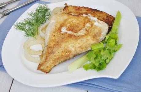 Камбала жареная