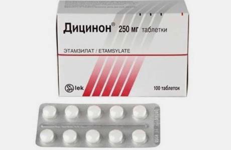 Дицинон при месячных