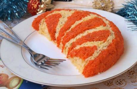 Салат Апельсиновая долька