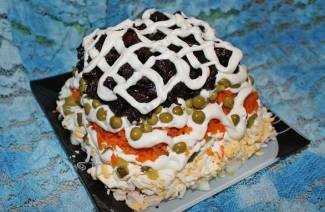 Простой и вкусный салат Прага