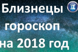 Гороскоп близнецы на 2018 год женщина абота