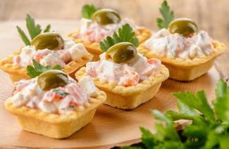Закуски в тарталетках