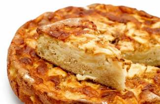 Диетический пирог с яблоками