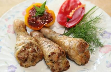 Фаршированные куриные ножки