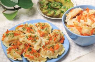 Вареники с капустой