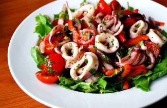 Салат из морепродуктов