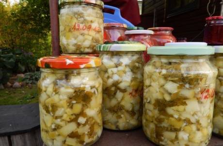 Кабачки под грузди на зиму
