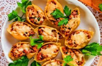 Фаршированные макароны