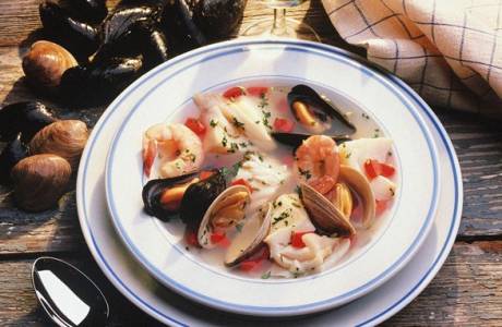 Суп из морепродуктов
