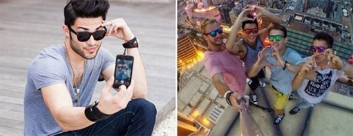 Идеи для мужского selfie – оригинальные позы