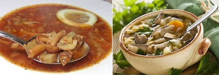 Суп с грибами – солянка для вегетарианцев