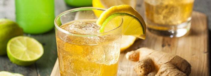Лимонно-имбирный напиток