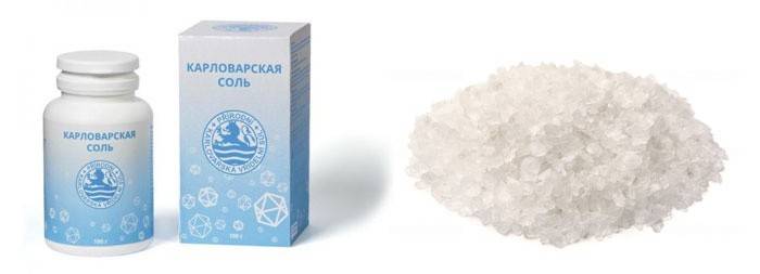 Карловарская соль – природное средство от запора
