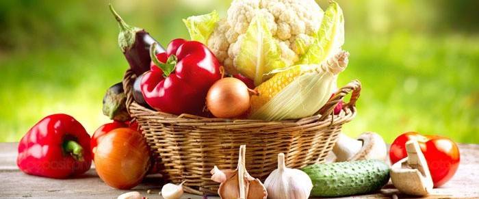 Овощная диета оптимальна летом и осенью