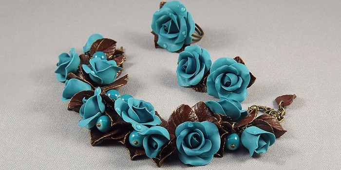 Цветы из полимерной глины