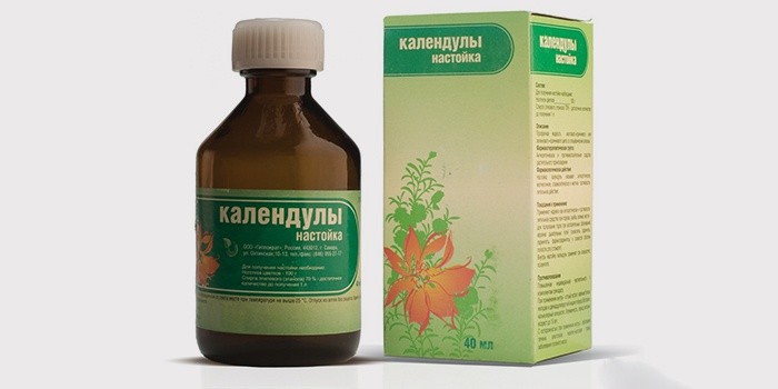 Настойка календулы для лечения демодекоза