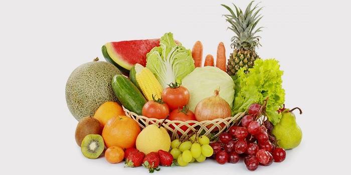 Фрукты и овощи для похудения лица