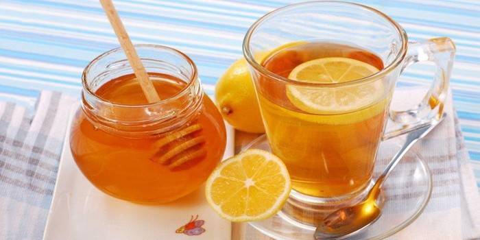 Вода с медом и лимоном для диеты на неделю