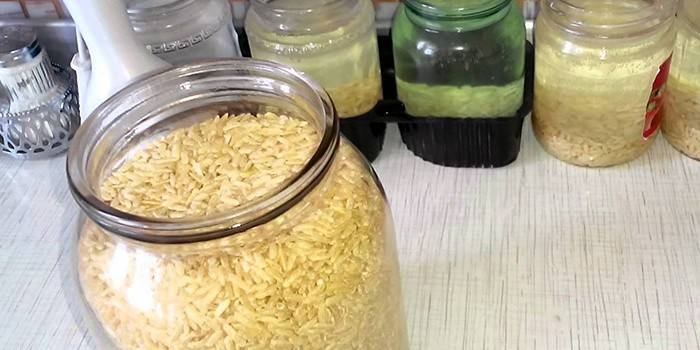 Процесс приготовления риса для очищения организма