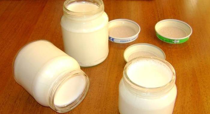 Домашний йогурт в баночках