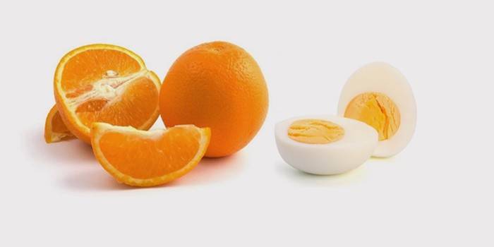 Апельсины и яйцо