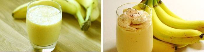 Натуральный банановый сок для диеты