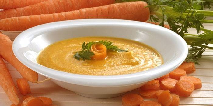 Морковное пюре для диеты при гастрите
