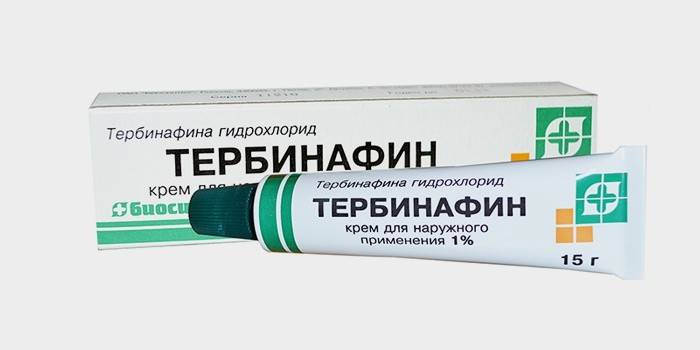 Тербинафин для лечения грибка ног