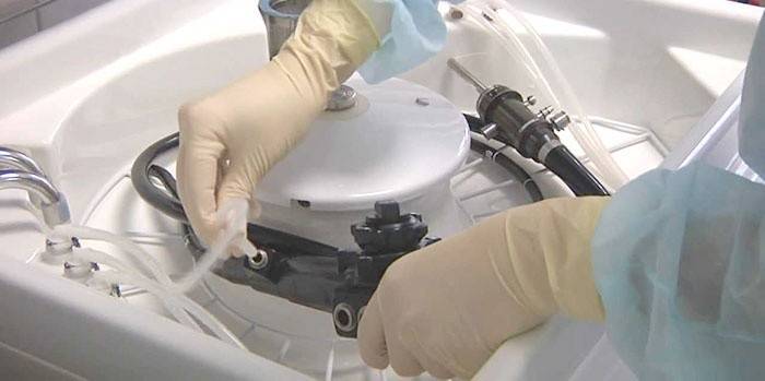 Подготовка эндоскопа для проведения обследования ФГДС