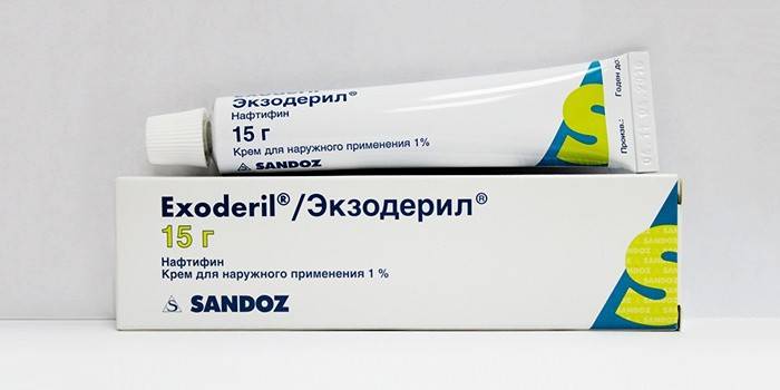 Противогрибковый препарат для стоп ног - Экзодерил