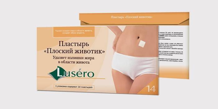 Перцовый пластырь для похудения Lusero