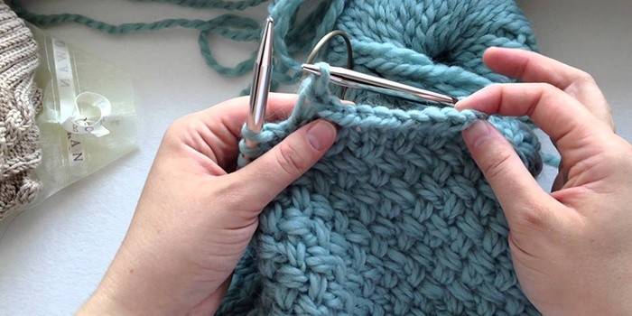 Как закончить вязание шарфа