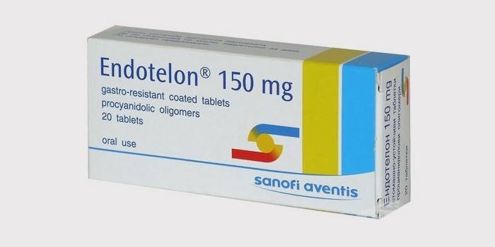 Таблетки Эндотелон для лечения варикозного расширения вен в малом тазу